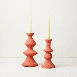 Short Clay Taper Candle Holder Red - Opalhouse™ Designed With Jungalow™ -Limango Store GUEST 030eda6c 85df 45b9 bbc4 07bae42656d4 1