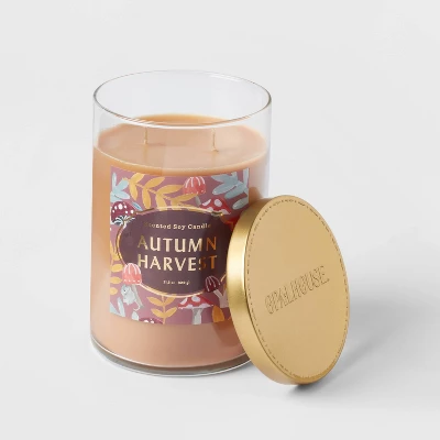 21.5oz Lidded Glass Jar 2-Wick Autumn Harvest Candle - Opalhouse™ 21.5oz Lidded Glass Jar 2-Wick Autumn Harvest Candle - Opalhouse™ -Limango Store GUEST 0a0a68a0 9a5b 4161 a788 a9f1dbd78a66