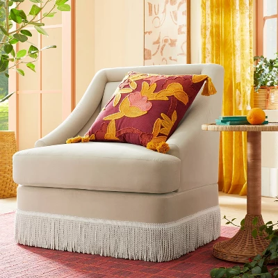 Alberhill Velvet Accent Chair with Fringe - Opalhouse™ designed with Jungalow™ Alberhill Velvet Accent Chair With Fringe - Opalhouse™ Designed With Jungalow™ -Limango Store GUEST 1ba3c020 7abd 4f2d 82b3 19ac770cc73e
