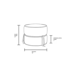 Olivia Round Pouf Rust - Opalhouse™ Designed With Jungalow™ -Limango Store GUEST 2dec2442 055a 49e6 a91f e3a92174e078