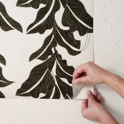 Botanical Leaf Peel and Stick Wallpaper Black/White - Opalhouse™ designed with Jungalow™ Botanical Leaf Peel And Stick Wallpaper Black/White - Opalhouse™ Designed With Jungalow™ -Limango Store GUEST 3095b8ff 6f52 48aa 8a4a 02a4870ccbf4