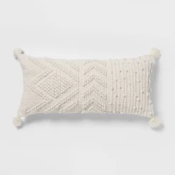 Oversize Embroidered Textured Lumbar Throw Pillow - Opalhouse™ -Limango Store GUEST 399aa876 36d6 4b87 961b 9076fb8d1e43