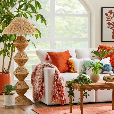 Faux Raffia Floor Lamp Brown (Includes LED Light Bulb) - Opalhouse™ designed with Jungalow Faux Raffia Floor Lamp Brown (Includes LED Light Bulb) - Opalhouse™ Designed With Jungalow -Limango Store GUEST 4782cc18 469f 4014 b248 b62cd291df28