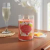 21.5oz Lidded Glass Jar 2-Wick Candle Peach Prosecco - Opalhouse™