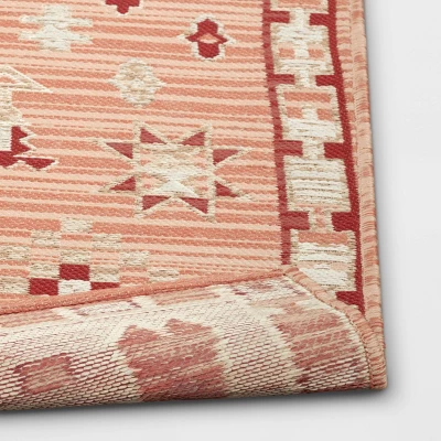 7'x10' Tapestry Rectangular Woven Outdoor Area Rug Red/Pink - Opalhouse™ 7'x10' Tapestry Rectangular Woven Outdoor Area Rug Red/Pink - Opalhouse™ -Limango Store GUEST 77b641b6 dcd1 40f9 b161 7be739e1e714 1