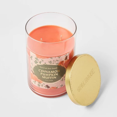 21.5oz Lidded Glass Jar 2-Wick Cinnamon Pumpkin Muffin Candle - Opalhouse™ 21.5oz Lidded Glass Jar 2-Wick Cinnamon Pumpkin Muffin Candle - Opalhouse™ -Limango Store GUEST 95a2c693 ed3f 47eb 8fbc d1701635a8da