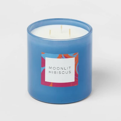 28oz Glass Moonlit Hibiscus Candle Light Blue - Opalhouse™ 28oz Glass Moonlit Hibiscus Candle Light Blue - Opalhouse™ -Limango Store GUEST a32300c4 a697 48a8 ba13 9a5bbc5c665f