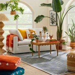 Dot Pattern Boarder Rug - Opalhouse™ Designed With Jungalow™