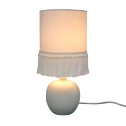 Small Table Lamp With Fringe Shade Off-White (Includes LED Light Bulb) - Opalhouse™ Designed With Jungalow™ -Limango Store GUEST b032319a c7f7 464d ab2a a2536f5698f3