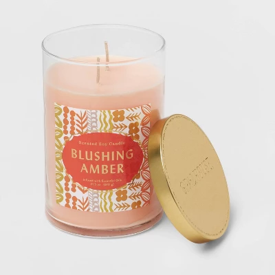21.5oz 2-Wick Blushing Amber Lidded Glass Jar Candle Orange - Opalhouse™ 21.5oz 2-Wick Blushing Amber Lidded Glass Jar Candle Orange - Opalhouse™ -Limango Store GUEST bcff055a 79d9 4934 9b73 ffee46c60a88