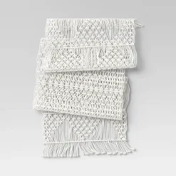 Cotton Macrame Runner White - Opalhouse™ -Limango Store GUEST c5fab824 fe39 4973 9dab 7f6bd6fcfb15