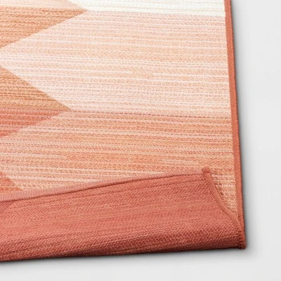 7'x10' Scandi Asymmetrical Rectangular Woven Outdoor Area Rug Bright Peach - Opalhouse™ 7'x10' Scandi Asymmetrical Rectangular Woven Outdoor Area Rug Bright Peach - Opalhouse™ -Limango Store GUEST c956236a 5317 4202 ad0e a586d8ed44e6