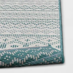 5' X 7' Tapestry Woven Outdoor Rug Aqua - Opalhouse™ -Limango Store GUEST d89b2b6c 34c5 4db7 b760 30af76ec6a4a