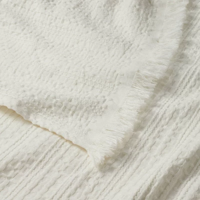 Waffle Weave Bed Throw White - Opalhouse™ designed with Jungalow™ Waffle Weave Bed Throw White - Opalhouse™ Designed With Jungalow™ -Limango Store GUEST eb61299b ccff 4e2a b5d6 2c33a803ee3a