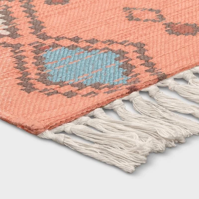 7'x10' Bright Moroccan Rectangular Tapestry Woven Outdoor Area Rug Coral Orange - Opalhouse™ 7'x10' Bright Moroccan Rectangular Tapestry Woven Outdoor Area Rug Coral Orange - Opalhouse™ -Limango Store GUEST fa4833ef 484f 459e ae79 c62bd06a35dd 1